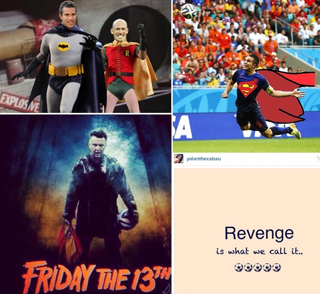Persie di Media Sosial Bagai Superman, Batman dan Robben